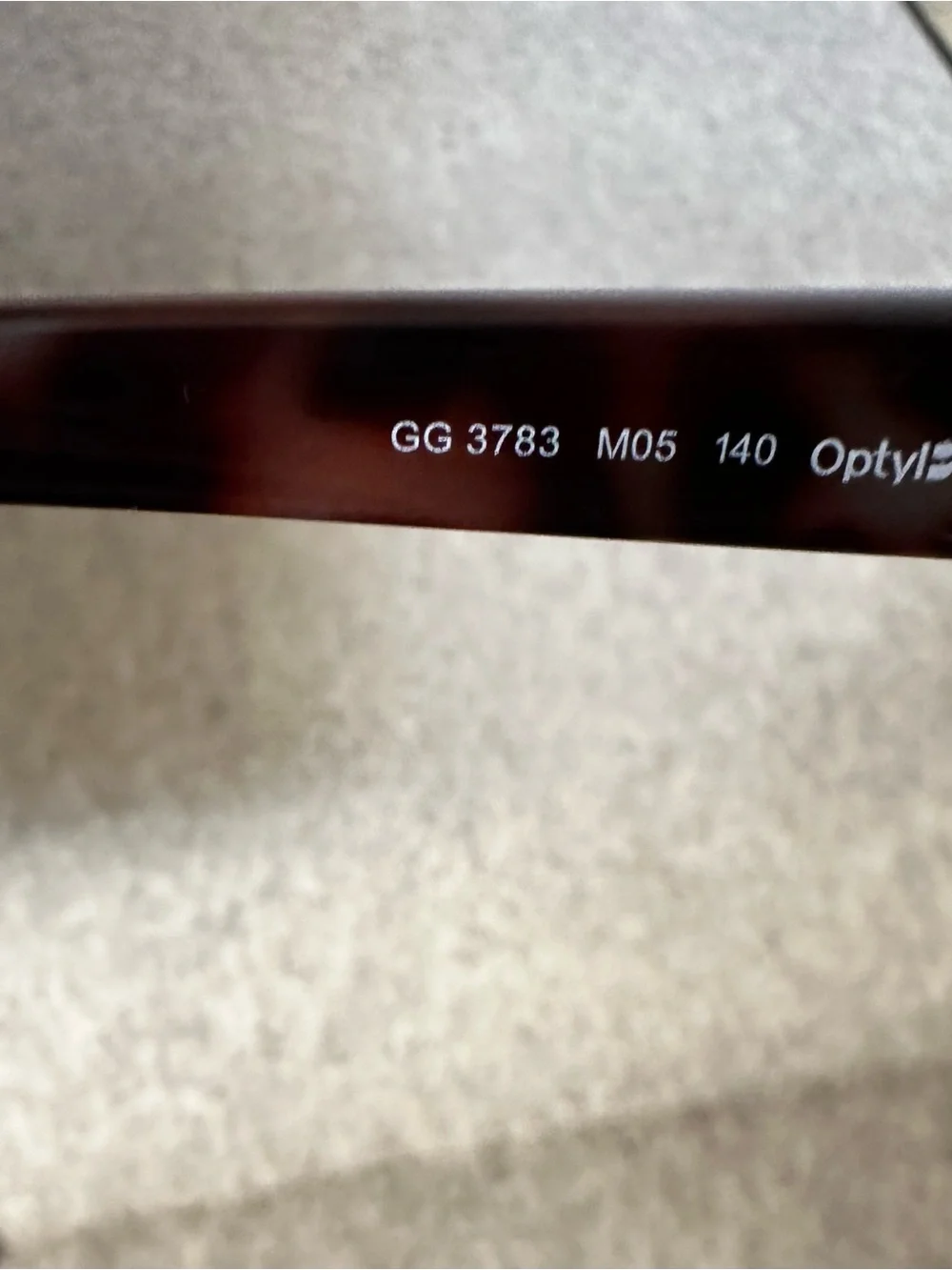 Gucci Frames glasses  Model: GG 3783 ( lens will need be replaced)